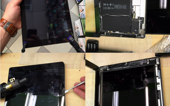Apple Ipad 2 разбор,замена стекла (тачскрин).Фото
